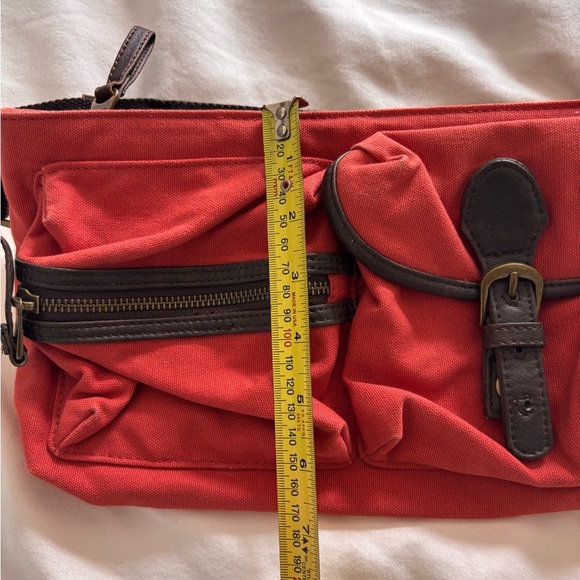 Matt & Nat Red and Black Travel Bag with Adjustable Strap - Picture 9 of 9